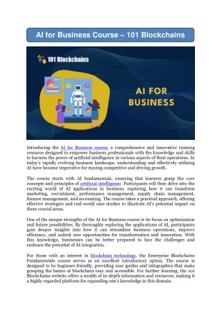 Top Use Cases of AI in Blockchain - 101 Blockchains