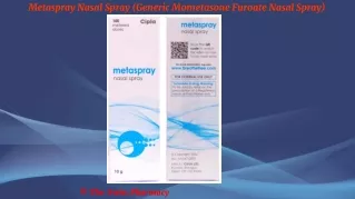 Metaspray Nasal Spray (Generic Mometasone Furoate Nasal Spray)