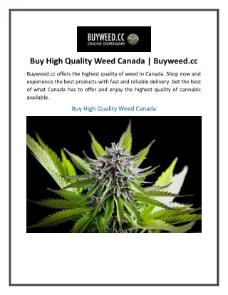 Buy High Quality Weed Canada  Buyweed..