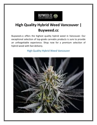 High Quality Hybrid Weed Vancouver  Buyweed..............