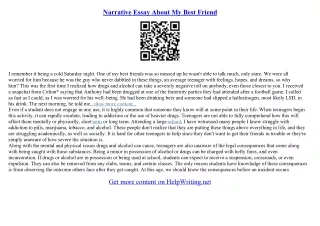 my best friend short essay