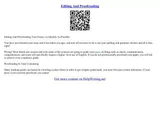 proofreading essay