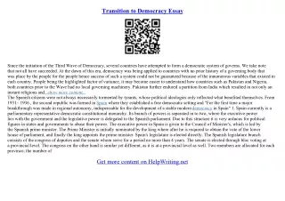 transition sentences for essays