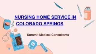 Nursing Home Service in Colorado Springs