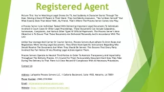 Registered Agent