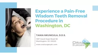 Procedure for Wisdom Teeth Removal | Washington, DC