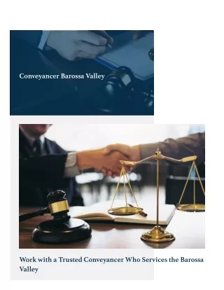 Conveyancer Adelaide