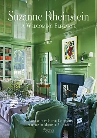 PDF_ Suzanne Rheinstein: A Welcoming Elegance