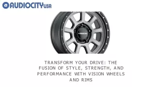 Unleashing Style & Performance: The Revolutionary Vision Wheels and Rims