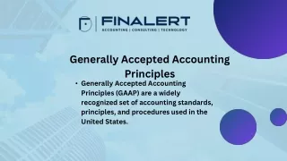 Generally Accepted Accounting Principles