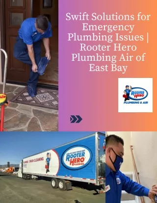 Swift Solutions for Emergency Plumbing Issues  Rooter Hero Plumbing Air of East Bay