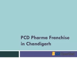 PCD Pharma Franchise in Chandigarh