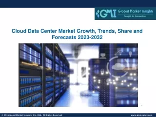 Cloud Data Center Market Growth, Trends, Share and Forecasts 2023-2032