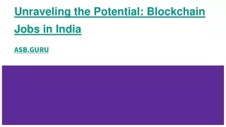 Roadmap to Become a Blockchain Developer - ASB