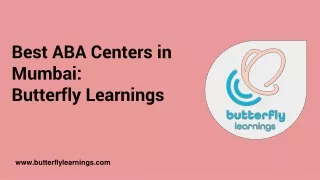 best aba centers in mumbai - Butterfly Learnings