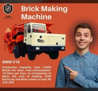 Latest brick making truck