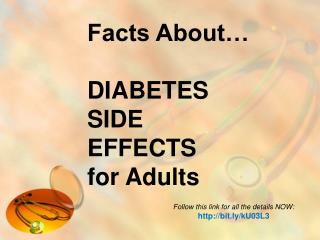 facts about… diabetes side effects for adults