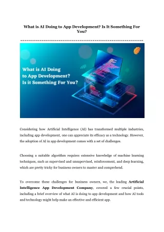 _What is AI Doing to App Development_ Is It Something For You_