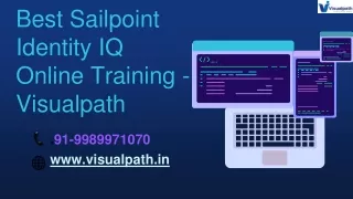 Best Sail point Identity IQ Online Training | Visualpath