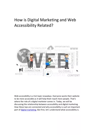 How is Digital Marketing and Web Accessibility Related (1)