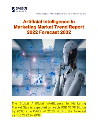 Artificial Intelligence In Marketing Market