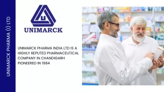 Unimarck Pharma (I) Ltd India's Best Pharma Company