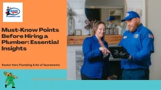 Must-Know Points Before Hiring a Plumber Essential Insights