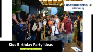 Kids Birthday Party Ideas - Laser Warriors