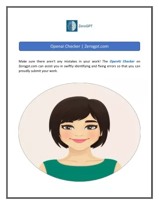 Openai Checker  Zerogpt.com