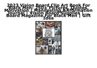 [PDF] DOWNLOAD FREE 2023 Vision Board Clip Art Book For Black Men: 250  Pictures