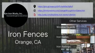 Iron Fences Company Orange CA