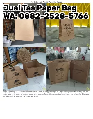 088ᒿ-ᒿ5ᒿ8-5ᜪ66 (WA) Diy Paper Bag Step By Step Grosir Tas Kertas Jogja