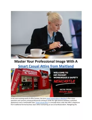 Mastering your Professional Image With Your Smart Casual Attire in the Corporate Sphere