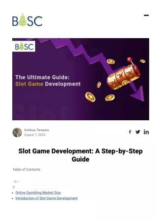 Slot Game Development