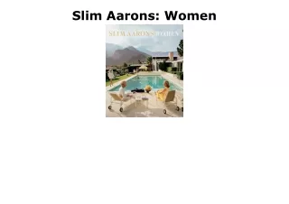 [PDF] READ] Free Slim Aarons: Women bestseller