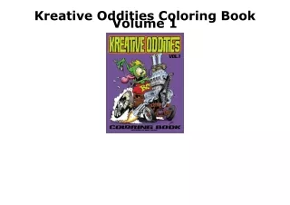 PDF/READ Kreative Oddities Coloring Book Volume 1 read