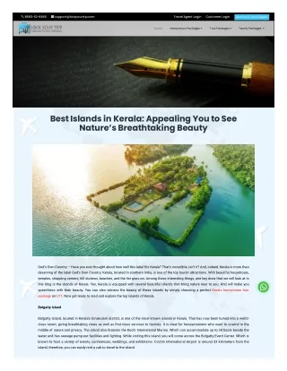 Islands in Kerala Unveiling Nature's Best-Kept Secrets