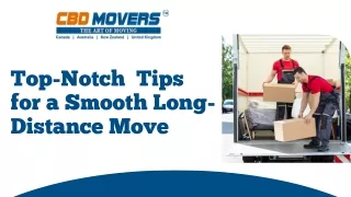 Top-Notch  Tips for a Smooth Long-Distance Move