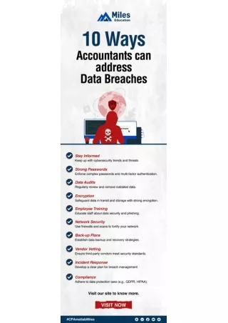 10 Ways accountants  can address data breaches