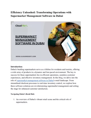 Efficiency Unleashed_ Transforming Supermarket Operations with Management Software in Dubai