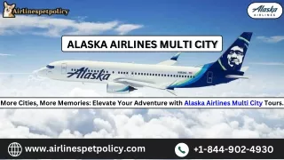 How to book multi city flights on Alaska Airlines?