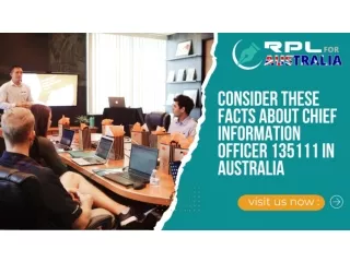 Consider These Facts About Chief Information Officer 135111 In Australia