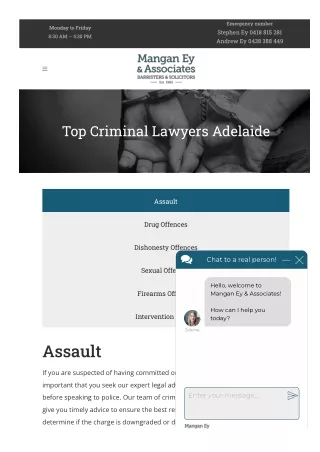 Top Criminal Lawyers Adelaide