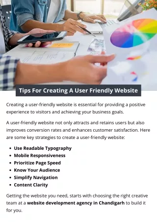 Tips For Creating A User Friendly Website