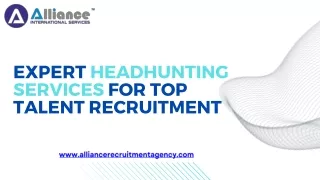 Expert Headhunting Services for Top Talent Recruitment