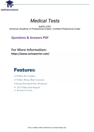 Latest AAPC-CPC practice test pdf dumps