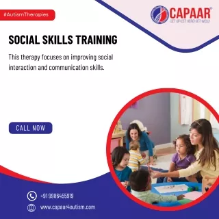 Social Skills Training for Autism Child | Autism Centre in Bangalore | CAPAAR