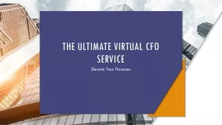 Elevate Your Finances The Ultimate Virtual CFO Service