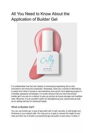 All You Need to Know About the Application of Builder Gel.docx (1)