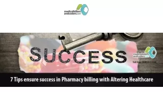 7 Tips to Ensure Success in Pharmacy Billing with Altering Healthcare